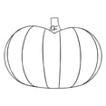thumbnail image 1 of Autumn Pumpkin Shaped Metal Wreath Form DIY Halloween Craft Project Decorations, 1 of 6