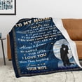 thumbnail image 2 of Gifts for Husband Blanket 60"x50", Husband Gifts, Husband Birthday Gift, Anniversary Wedding Gifts for Husband, Birthday Gifts for Husband,Unique Husband Gifts from Wife,Best Husband Ever Gift, 2 of 6