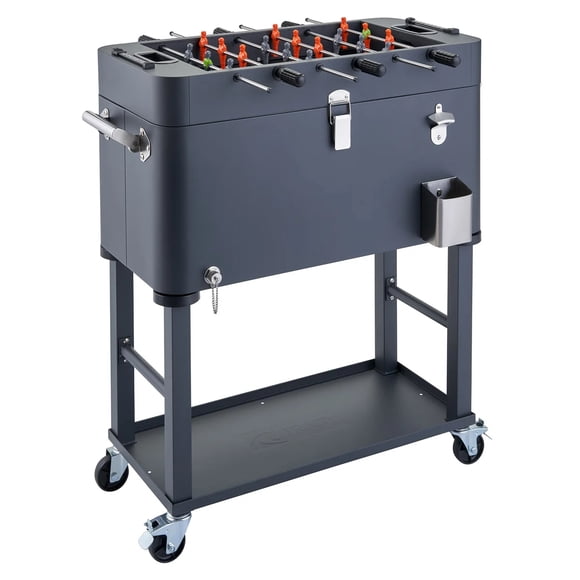 Trinity Foosball Table Cooler, Grey