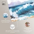 thumbnail image 4 of Ocean Day Canvas Pastel Abstract Calming Wall Art by Art Remedy, Gallery Wrapped, 36" x 30", 4 of 7