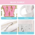 thumbnail image 3 of Bolsa de maquillaje COSHAYSOO Clear SWIM con parche con letras Preppy para mujer, 3 of 6