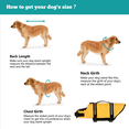 thumbnail image 4 of chaleco salvavidas para perros sirena, chaleco salvavidas para perros ripstop con asa de rescate, protector de traje de baño de seguridad MFZFUKR CPB-DE-LYY1840-5, 4 of 5