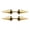 Gold, variant on Gothic Rock Stainless Steel Men Women Double-Sided Spike Stud Earrings Piercings-Silver
