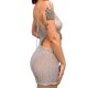 thumbnail image 3 of VISgogo Vestido de mujer, correa de espagueti sin mangas transparente cintura baja ahueca hacia fuera mini vestidos de tirantes VISgogo  moda, 3 of 8
