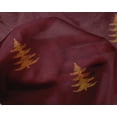 thumbnail image 3 of oneOone Silk Tabby Fabric Christmas Tree Ikat Print Fabric BTY 42 Inch Wide, 3 of 3