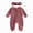 A87-Wine, variant on Caqnni 0-3 Months Unisex Baby Baby Girls Romper Newborn Fart Coat Long Sleeve Pack Foot Climb One-Piece Jumpsuit,A87-Wine