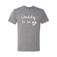 thumbnail image 2 of Wild Bobby, Daddy to Be Pregnancy Reveal Gift Parents to Be, Pop Culture, Men Premium Tri Blend Tee, Premium Heather, Small, 2 of 3