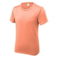 thumbnail image 1 of Gravity Threads UV Protection Poly Pro Youth Tee, Soft Coral L, 1 of 1