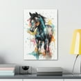 thumbnail image 4 of Watercolor Horse Painting 5 - Nursery Collection - Bedtime Stories, 4 of 6