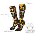 thumbnail image 4 of Yiaed Mushrooms And Fern Stems Print Great elasticity Adult Stockings Sports socks for Men and Women, 4 of 6