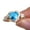 Blue, variant on Wedding Ring Gorgeous Electroplating Retro Gift Golden Love Heart Rhinestone Finger Ring Jewelry Red