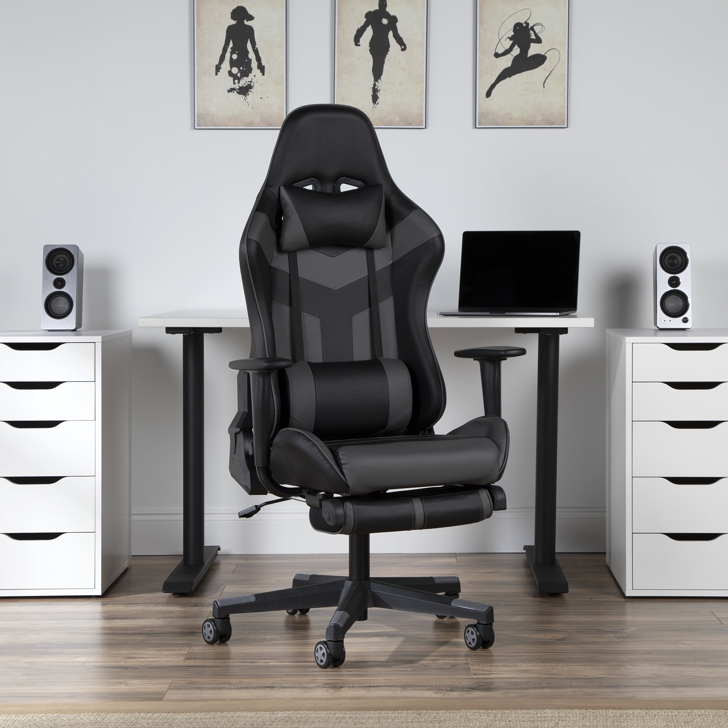 OFM Essentials Collection High Back PU Leather Gaming Chair, with