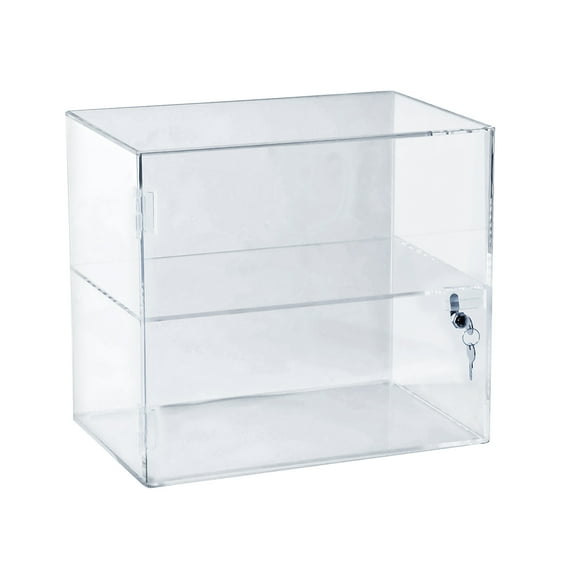 Azar Displays 255400 Acrylic Lockbox Countertop Display Case 14" wide