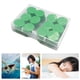 thumbnail image 5 of Tapones para los oídos para dormir, 12 tapones para los oídos de arcilla especial suave, pequeños, ligeros, portátiles, individuales, 0,8 cm de diámetro, reducción de ruido, color verde, 5 of 12