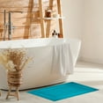 thumbnail image 3 of Premium Cotton Banded Teal Bath Mats Pack of 2, 22x34 inches [Not a Bathroom Rug] - Infinitee Xclusives, 3 of 11