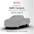 thumbnail image 2 of Weatherproof Truck Cover Compatible with 2015-2019 GMC Canyon Crew Cab5 Ft Bed - 5L Outdoor & Indoor - Protect from Rain, Snow, Hail, Sun - Theft Cable Lock, Bag & Wind Straps, 2 of 9