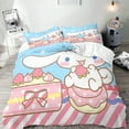 Cinnamoroll Duvet Cover 3D Printed Full Size Microfiber Bedding Set
