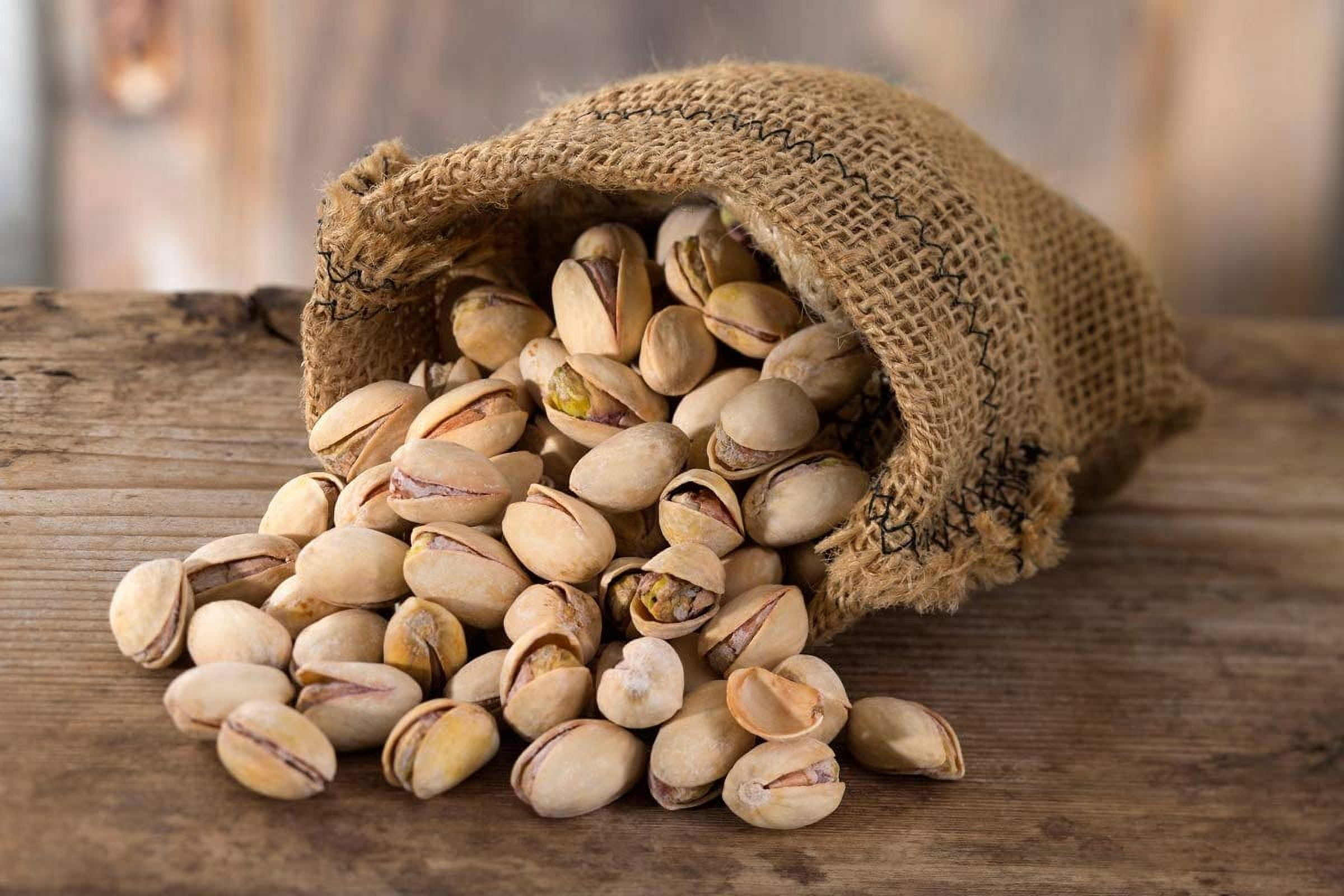 Pistachios Roasted and Salted, 3 Pounds - Kosher, Vegan - by Food to Live