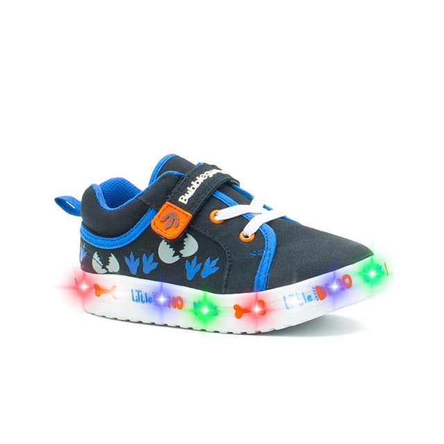 Tenis Luces Bubble Gummers® Para Niño Zombie Color Negro negro 15