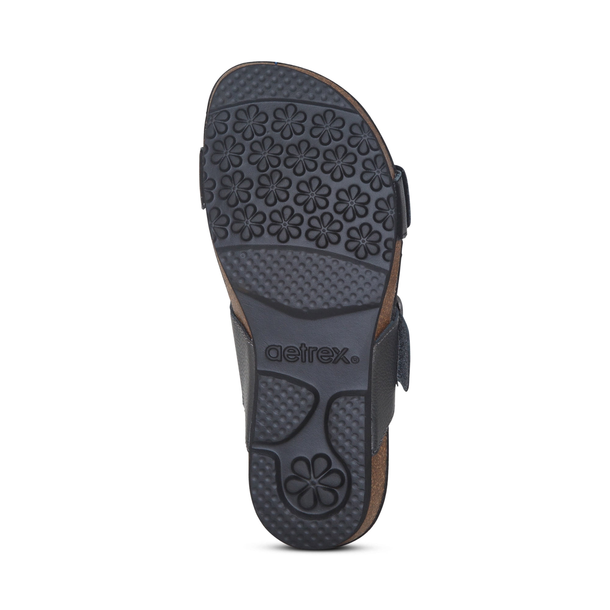 Aetrex Women's Daisy Adjustable Slide Sandals for Women Wide Width