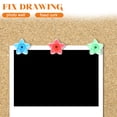thumbnail image 4 of KAKOWELY push pin 100Pcs Delicate Pushpins Multi-function Thumb Tacks Convenient Thumbtacks Map Accessory0.79"X0.51"X0.51", 4 of 5