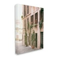 thumbnail image 3 of Town Street Building Plants Town & City Photograph Gallery Wrapped Canvas Print Wall Art, 3 of 7