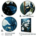thumbnail image 3 of Designart "Winter Chill Snowdrop Realism I" Snowdrops Floater Framed Wall Art Prints, 3 of 5