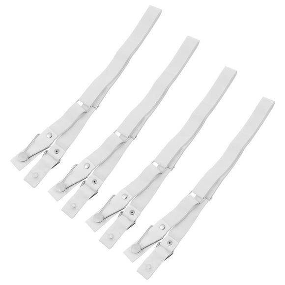 4 soportes para sábanas ajustables, clips para sábanas ajustables, clips para sujetar colchas.