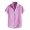 Pink, variant on Giftesty Men Shirts,Men's Hawaiian Shirt Short Sleeves Printed Button Down Summer Beach Shirts Tops