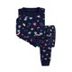 thumbnail image 1 of Gibobby Conjunto de pantalón para bebé niñas pequeñas, estampados de dibujos animados para niños, ropa de dormir para niños, conjuntos de pantalones(Azul oscuro,3-4 Años), 1 of 3