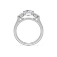 thumbnail image 3 of 2.30 Carat Princess Cut Moissanite Diamond (D/VVS1) Gorgeous Engagement Ring for Fiancee in 14K White Gold Ring Size 5 by Diamond-Capitals, 3 of 8