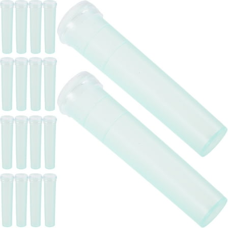 Raindrops Cylindrical Plastic Floral Tubes For Flower Shop Supplies 20Pcs