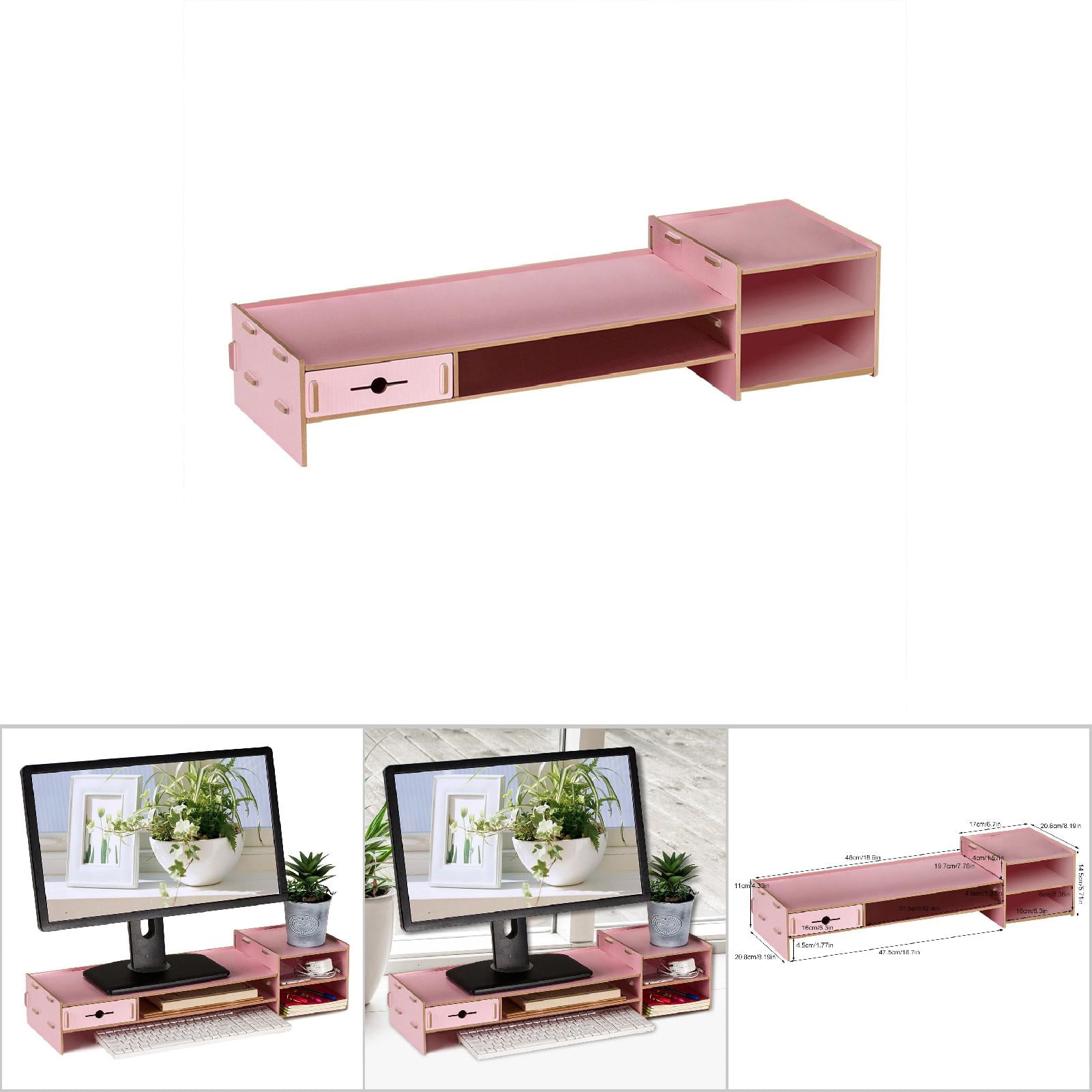 Laptop Stand, Large Capacity Waterproof Simple Modern Design Desk Organizer, Family Study for Table Office