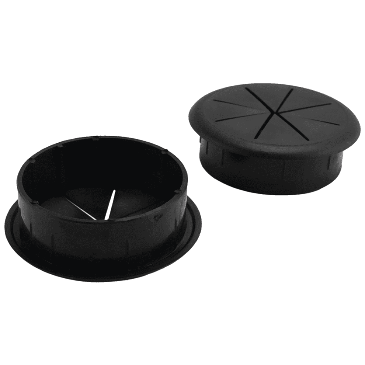 40X Desk Clue Grommet Wire Hole Cover Suitable for Office PC Desk Cable Wire Cover