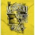 thumbnail image 2 of Missouri MO Shape Show Me State Pride Men's Graphic T Shirt Tees Brisco Brands M, 2 of 6