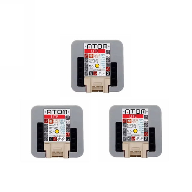 Placa de Desarrollo ATOM Lite de 3 Piezas con Kit Programable WiFi, Controlador Programable - IoT
