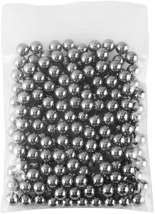 200PCS 6.35mm 1//4 inch Steel Balls G10 Precision Industrial Bearing Balls for Hardware Tools Caster Bearings Bicycles Etc Steel Bearing Balls