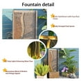 thumbnail image 3 of Outdoor Water Fountain 4.1ft Tall Modern Water Feature Fountains with LED Lights for Patio Yard Deck Porch Pool, Home Decor, 3 of 5