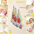 thumbnail image 3 of Colorful Hummingbirds Spring Baby Muslin Wash cloths Soft Absorbent Face Towels, Floral Flowers Birds Burp Cloths Cotton Bath Wipes 3 Pack Infant Wash Cloth for Newborn Boys Girls 12x12 inches, 3 of 7