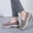 Khaki1, variant on Willtoo Women's Slip on Sneakers Shoes Woven Orthopedic Breathable Soft Shoes Walking Diabetic Foam Shoes Hands Free Slip in, Soft Walking Shoes for Women Beige 5.5 Wide