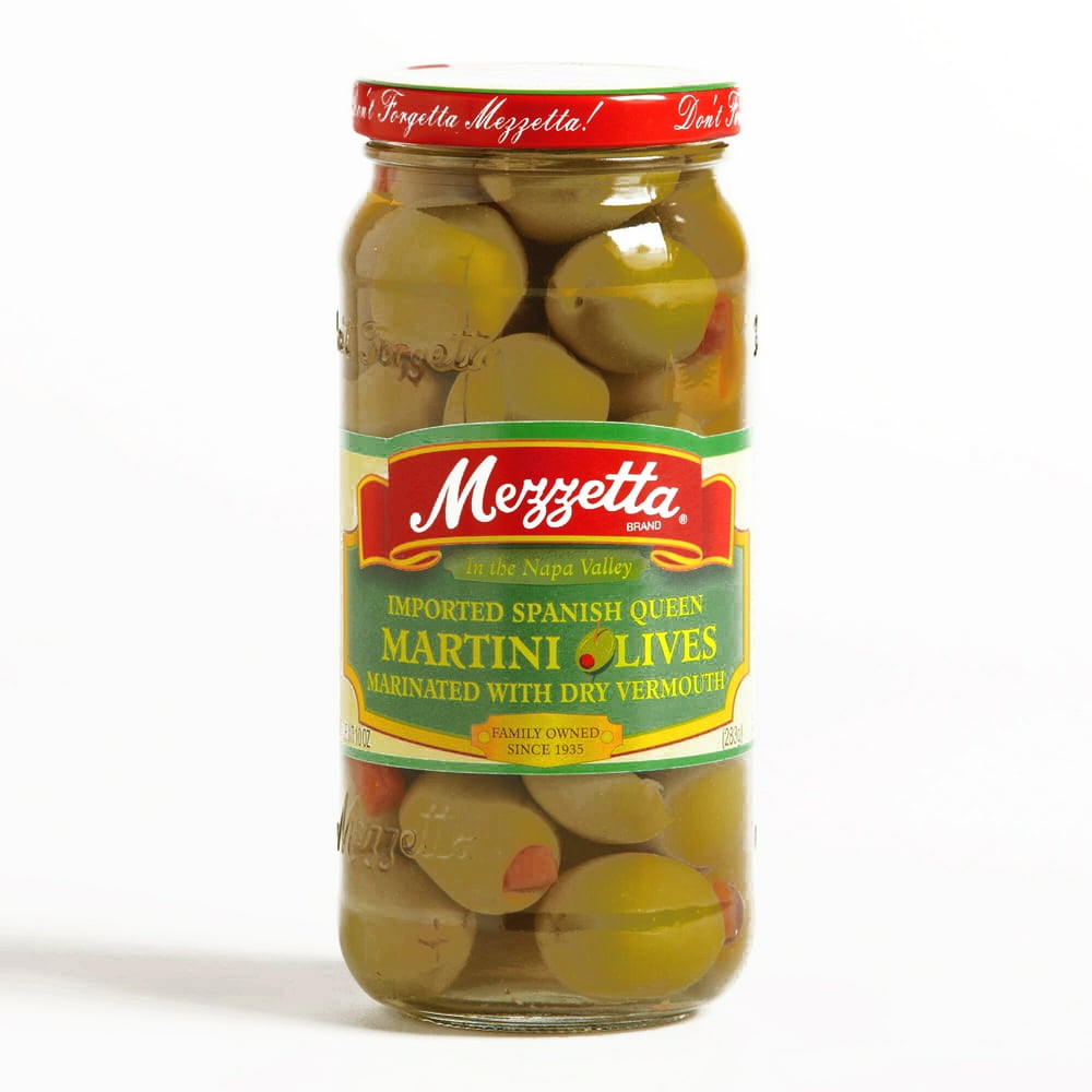 Mezzetta Martini Olives 10 oz each (1 Item Per Order, not per case