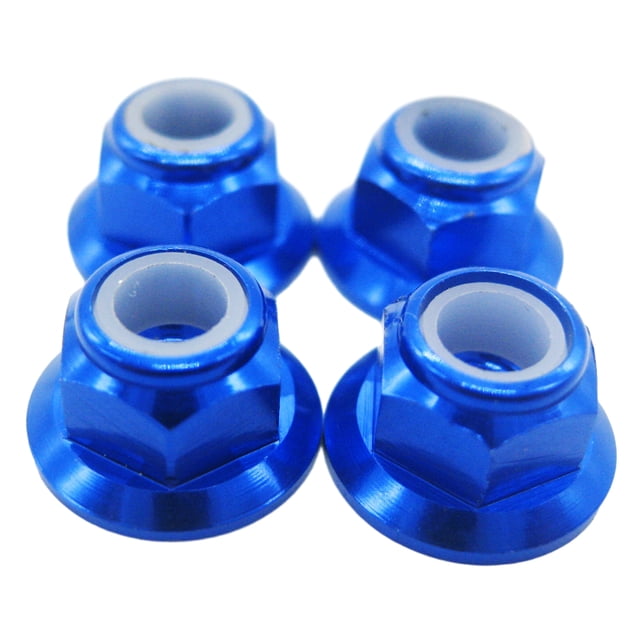 fastboy 4pieces Improve RC Car Performance With Wheel Lock Nut For 1/10 WLtoys K949 Style And Exquisite dark blue 1Set