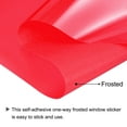 thumbnail image 3 of Uxcell Window Privacy Film 19.68 Inch x 6.56 Feet Frosted Glass Self-Adhesive Sun Blocking Sticker for Home Red, 3 of 6