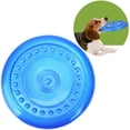 thumbnail image 1 of Dog Flying Disc Toy Interactive Rubber Training Dog Flyer Dog Catcher Toy, 1 of 10