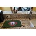 thumbnail image 2 of Caroline's Treasures Bichon Frise Poinsetta Wreath Dish Drying Mat, 2 of 7