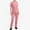 14-Pink, variant on Scrubs Women,Scrubs Plus Size Women,Stretch V-Neck Scrub Top & Jogger Pant,Quick Dry Zipper Nursing Workwear with Pockets - Pink - XXL