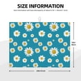 thumbnail image 2 of Yiaed Daisies Flowers Print Highly Absorbent Microfiber Kitchen Counter Mat, Dish Drying Pad for Dishes, Utensils, Pots and Pans, Large 18" x 24", 2 of 7