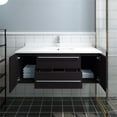 thumbnail image 7 of Fresca Fcb6142-Uns-U Lucera 42" Wall Mounted Single Basin Vanity Set - Brown, 7 of 7
