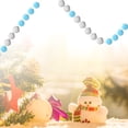 thumbnail image 4 of 2M Assorted Pom Poms Balls for DIY Creative Crafts Hanging Decorations (White Blue), 4 of 7