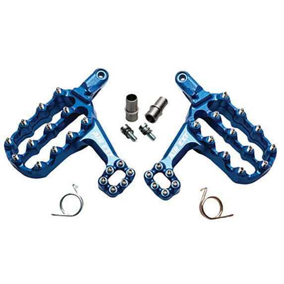 Fastway Air Ext Motorcycle Foot Pegs Kit Blue Compatible With Gas Gas MC 125 2021